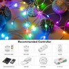 BTF-LIGHTING WS2812B RGB IC Transparent Fairy Lights Individually Addressable Running