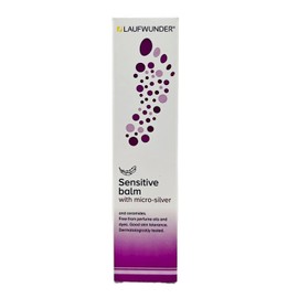 Laufwunder Sensitive Balm 75ml - Moisturising Foot Balm with Microsilver & Ceramides for Dry, Eczema-Prone Skin - Fragrance-Free, Dermatologically Tested, Intensive Hydration