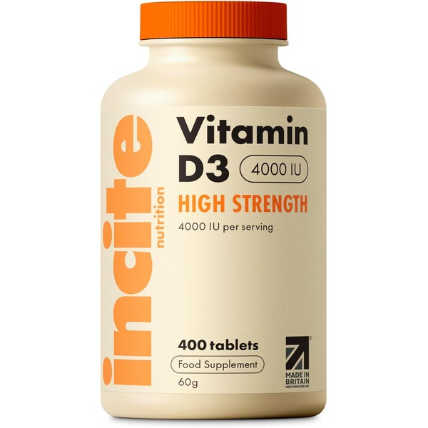 Vitamin D3 4000 IU - 400 High Strength Vitamin D