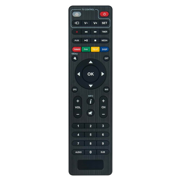 AULCMEET Replacement Remote Control Compatible with Xoro HRS 8830 DVB-S2