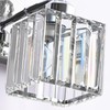 PRESDE Bathroom Vanity Light Fixtures, Modern Crystal Chrome 4 Light