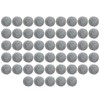 9.5-11 mm Medium Hard Cue Tips - 50 Pieces Leather