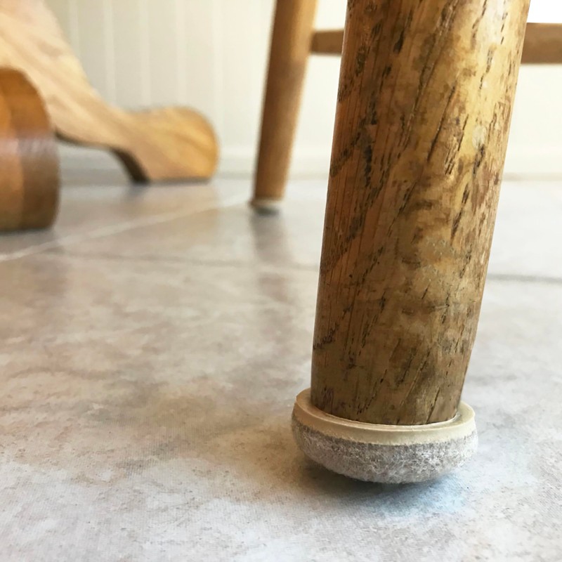 Super Sliders Secure Grip Formed Felt Movers for Furniture to
