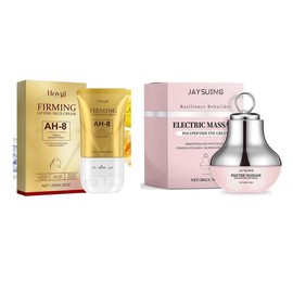Neck-Eye Care Tightening & Revitalizing Set - Smooth of Fine Lines, Eye & Neck Treatment, Skin Moisturizer, Deep Moisturizing Firming Skincare:_A+B
