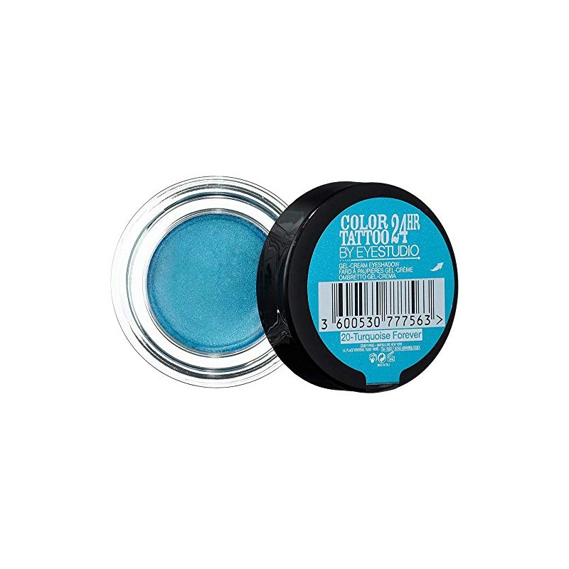 Maybelline Colour Tattoo 24 Hour Eye Shadow, Turquoise Forever Number