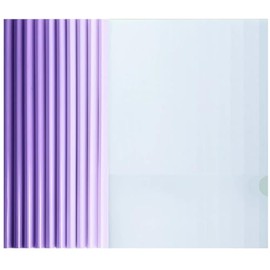 PP material for A4, 10 piece set, slide type, transparent confirmation, easy to classify document sorting files (suitable for home, school, and workplace), purple gradation