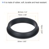 QUARKZMAN T Type Rubber Sleeve Fitting Diameter 86.3mm ID 75mm