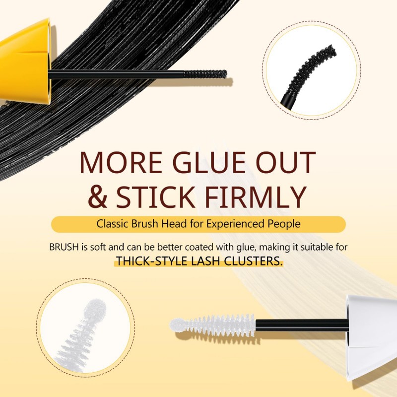 QUEWEL Lash Bond and Seal for DIY Eyelash Extensions, 16ml