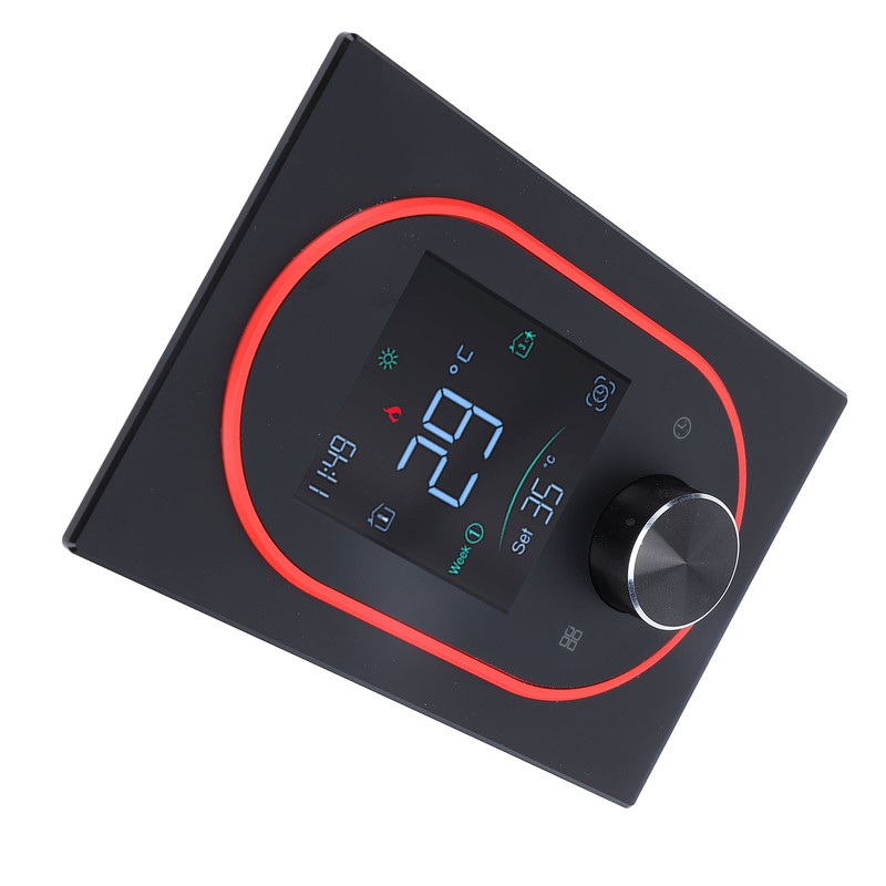 Smart Color Thermostat APP Programmable Touchscreen Knob Control Smart Temperature