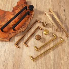 Vicycmc 12 Pack Antique Brass Zinc Alloy Solid Cabinet Pulls 5 Inch(128mm) Hole Center,Heavy Duty Vintage Retro Drawer Handles Cabinet Hardware for Bedroom,Dresser,Kitchen 8521