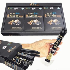 Red Ginseng Pum-Eun Strong Black Garlic Essence Stick for parents’ health as a gift / 홍삼품은힘센 흑마늘진액스틱 부모님건강 선물용