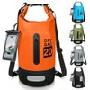 Bolsa Impermeable Seca 20L/30L/40L,Con Funda Impermeable Para Teléfono,Correa Larga Ajustable