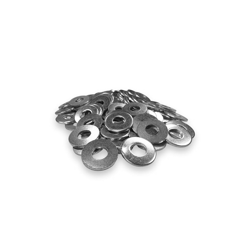 BCP Fasteners 100 Pack 1/4" Zinc Plated USS Flat Washers