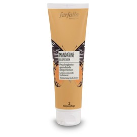 farfalla Mandarine feuchtigkeitsspendende Körperlotion - 150ml - Feuchtigkeitsspendend & Revitalisierend - Mit Bio-Sanddornöl & Orangenblütenwasser - 100% zertifizierte Naturkosmetik