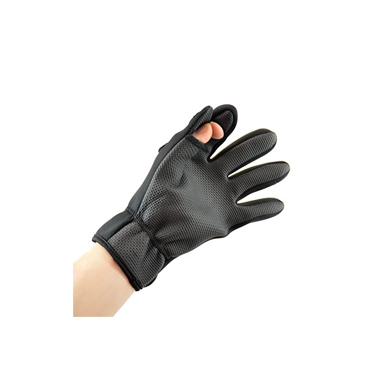 Undercover Mens Fishermans Neoprene Gloves GL638UCL Black L/XL