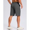 G Gradual Men's Casual Shorts Lightweight Golf Shorts (9", Charcoal,