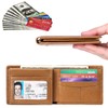 FALAN MULE Wallet for Men Genuine Leather RFID Blocking Bifold