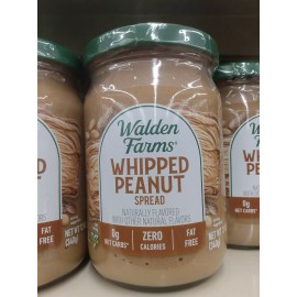 Walden Farms (2) Walden Farms Calorie Free Whipped Peanut Spread 12 oz Jars (24 oz total)
