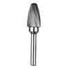 sourcing map Double Cut Tungsten Carbide Rotary File 9/16-inch Head