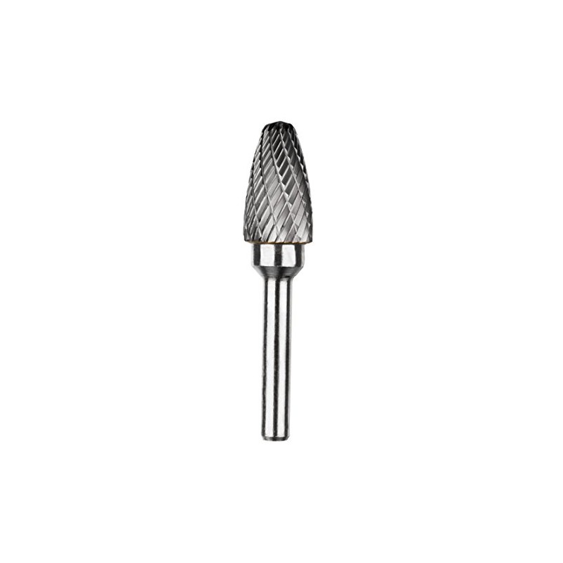 sourcing map Double Cut Tungsten Carbide Rotary File 9/16-inch Head