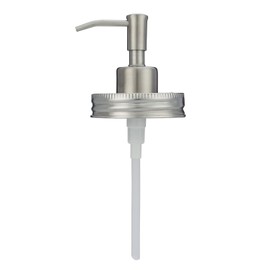 Mason Jar Soap Dispenser - Stainless Steel - Rust-Proof! by Jarmazing Products. Lid and Pump with Tube for All Regular Mouth Jars.