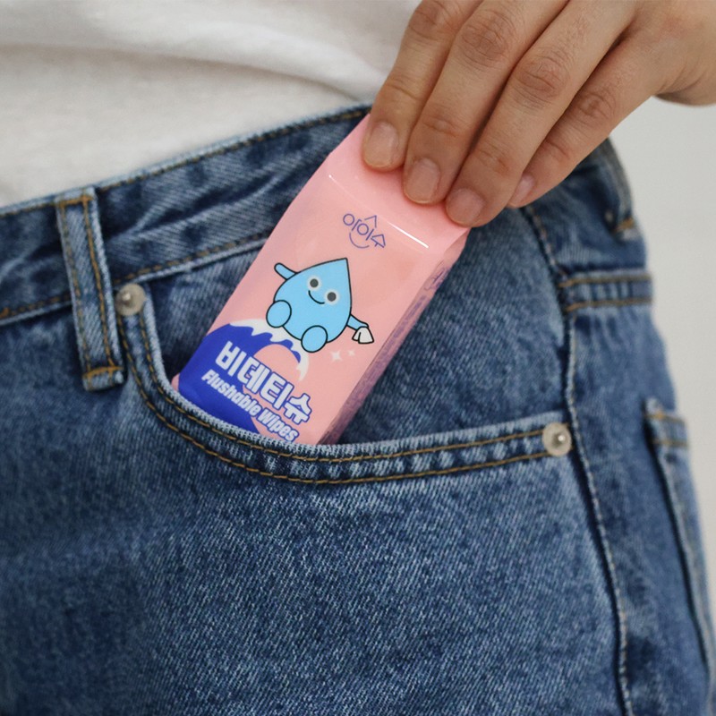 아이수 미니 비데티슈 휴대형 랜덤발송 Aisu Mini Bidet Tissue Portable