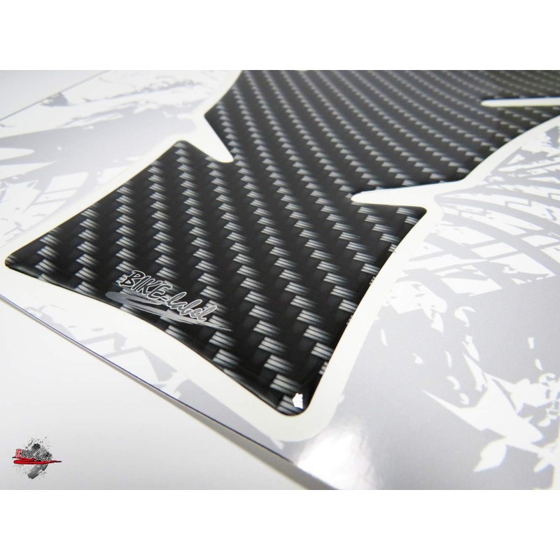 BIKE-label Tank Pad Carbon Look Black Compatible with Triumph 502983