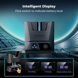 K&F Concept LP-E6P LP-E6NH Charger 18W Fast Dual Portable Battery Charger for Canon R7, R6, R5, R, 6D Mark II, 5D Mark IV, 5D Mark III, 5DS, 5DS R, 5D Mark II, 80D, 90D, 6D, 7D, 7D Mark II