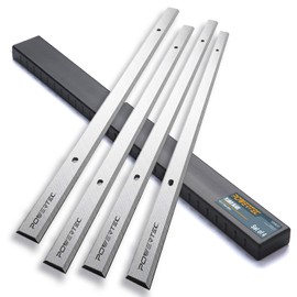 POWERTEC 13 Inch Planer Blades for Ryobi AP1300 Planer, Replacement for 6660664, 290202-000 Planer Knives, Set of 4 (12806DDV)