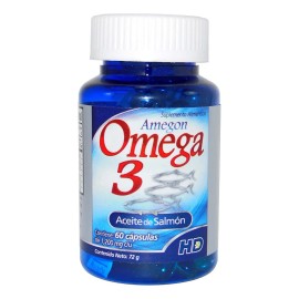 Omega 3 Aceite De Salmon 60 Capsulas 1200 Mg Hd