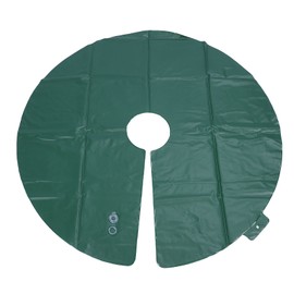 25 Gallon Tree Watering Bag Ring Deep Root Slow Release Watering Bag for Newly Planted Multi Trunk Evergreen Tree Round Green