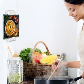 TFY - Soporte de pared autoadhesivo universal para tabletas, lectores electrónicos y smartphones, dispositivos de 4.5 a 12.9 pulgadas, compatible con 