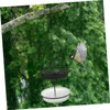 KONTONTY Stylish Iron Craft Double Tray Feeder Hanging Bird Feeder