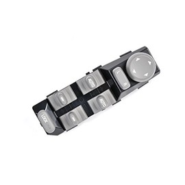 ACDelco GM Genuine Parts 25654378 Dark Gray Front Driver Side Door Window and Multi-Function Switch