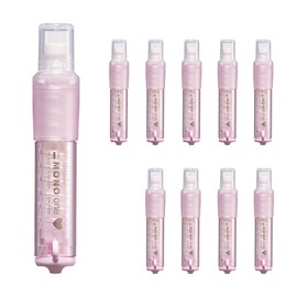 Tombow EH-SSM82L-10P MONO Mono One Pale Pink Pen Shape Rotating Pencil Eraser 10pcs