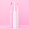 smile luv toothbrush + FREE mint toothpaste - color: Pink