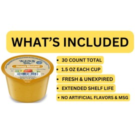 Arthur Nicolas 30 Count | Salad Dressing Dipping Sauce Portion Cups | Single Serve Packets