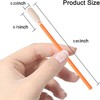 Wellgler's 3.65'' Lint Free Foam Cleaning Swabs,Multi-Purpose Detailing Foam Tip