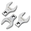 Titan 61199 3-Piece 1/2-Inch Drive Metric Full Polish Crowfoot Wrench