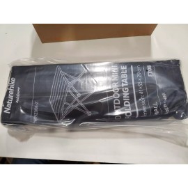 Naturehike Portable Camping Side Tables with Aluminum Table _Grey 41x35x29 cm