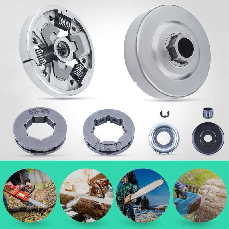 Adefol Clutch Drum Sprocket Kit for Stihl 024AV 026 PRO
