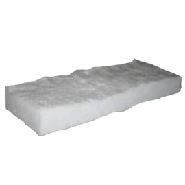 Keramische Watte Keramikschwamm 300x100x13 für Ethanol Kamine Brenner Brennstoffdosen