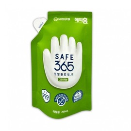Happy Home Hand Wash Refill, Green Shower Scent 200mL 2ea