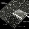 MOLILON 480pcs Nail Adhesive Tabs Transparent Waterproof Breathable Jelly Glue