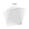 3" x 3" Clear Acrylic Sheet Pack of 5 Square