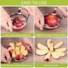 LIIGEMI Apple Slicer, 8-Slice Apple Slicer and Corer,Sharp and Sturdy,Easy