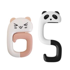 BloomExcellent 2Pcs Portable Convenient Schoolbag Hook Non-Slip Foldable Ladies Bag Hook Unqiue Purse Holder Instant Bag Hook Table Purse Hanger for Handbag Wallet Holder