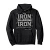 Christian Dad Iron Sharpens Iron Scripture verse bible quote Pullover