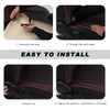 ZNDAW Car Seat Cover, Leather Vehicle Front Bottom Seat Cushion