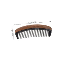 minkissy Professional Scalp Brush Hair Brush Men Detoxing Comb Horn Massage for Curly Hair